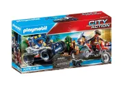 Playmobil City Action - Policier avec voiturette et Voleur a moto - 70570