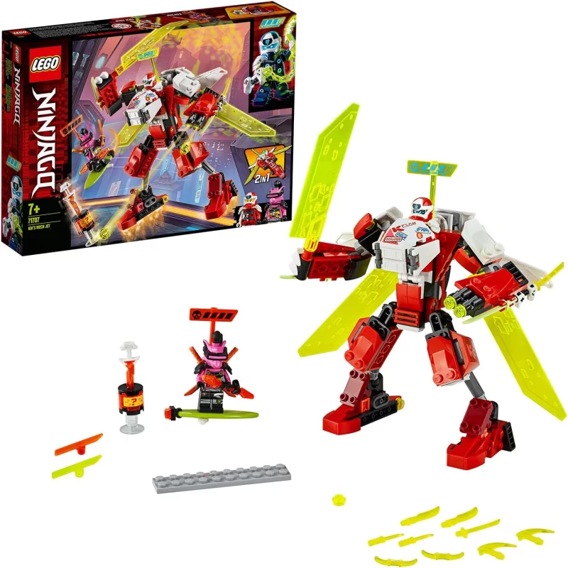Image : LEGO NINJAGO 71707 L'avion-robot de Kai