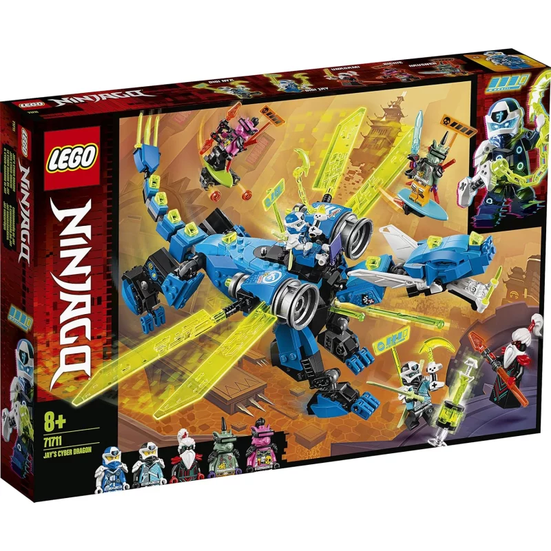 Image : LEGO NINJAGO 71711 Le Cyber Dragon de Jay