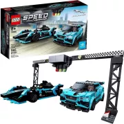 LEGO Speed Champions 76898 Formula E Panasonic Jaguar Racing Gen2 and Jaguar I-Pace eTrophy