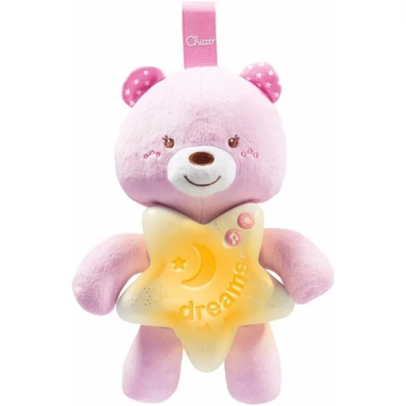 Image : Veilleuse Chicco Petit ourson Rose