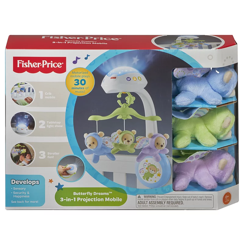 Image : Mobile bebe Fisher Price Doux reves Papillon
