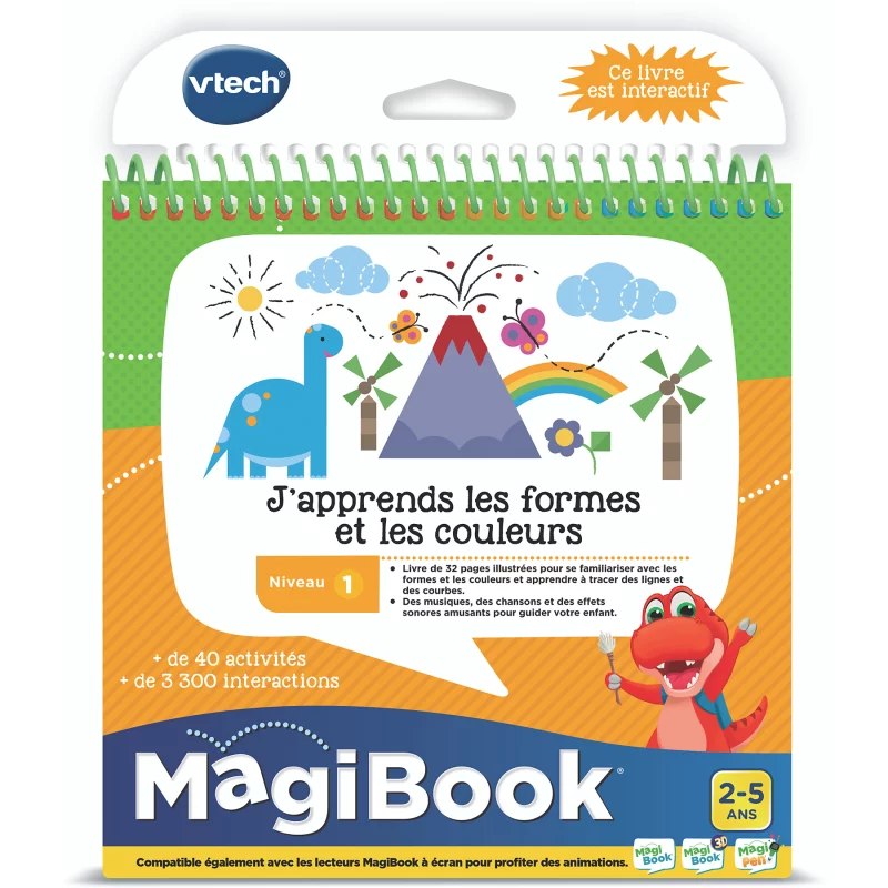 Image : Livre Vtech Magibook - J'apprends les couleurs les formes et les couleurs