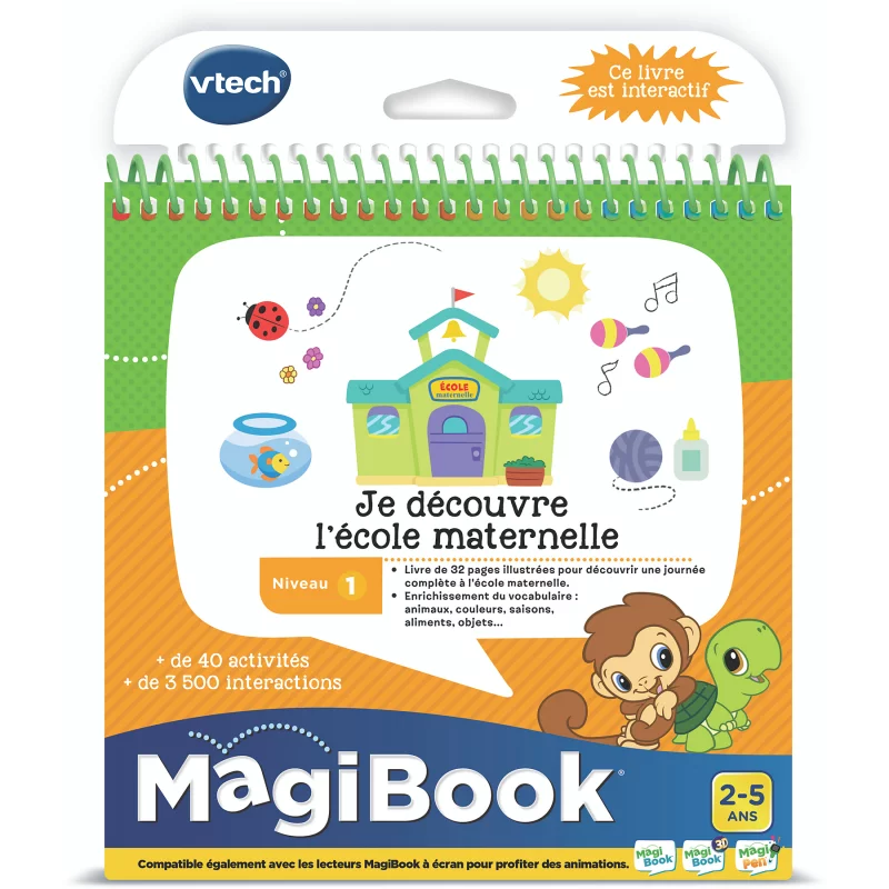 Image : VTech MagiBook Je découvre l'Ecole maternelle
