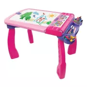 Image : Tableau Magi chevalet interactif 3 en 1 - Rose VTECH