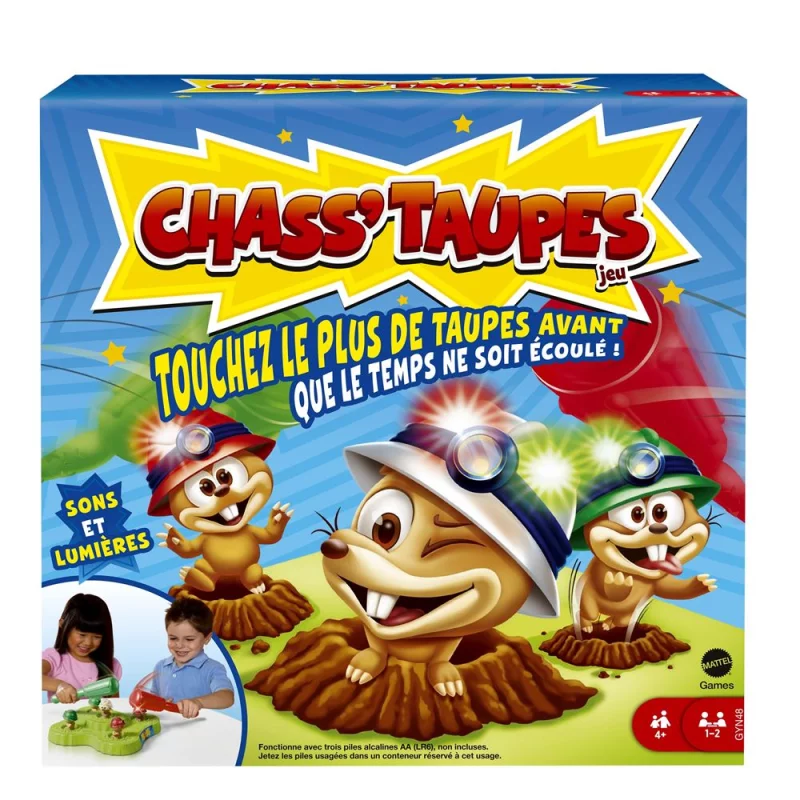 Image : Chass Taupes Mattel Games