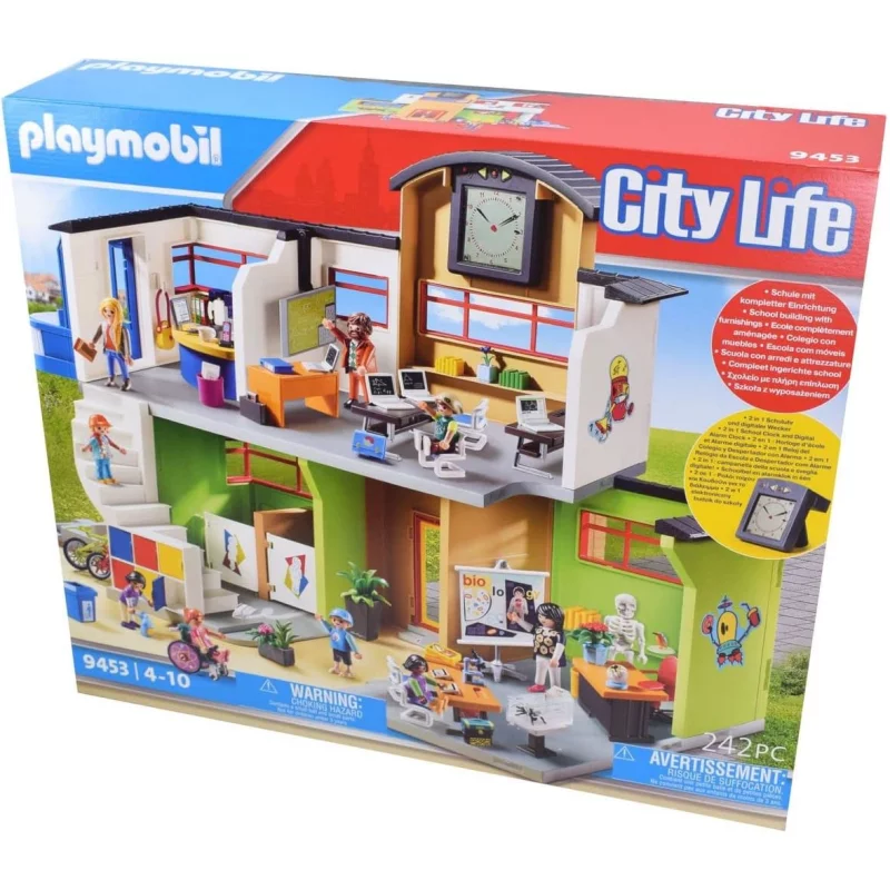 Image : Playmobil City Life 9453 Grande ecole avec Installations