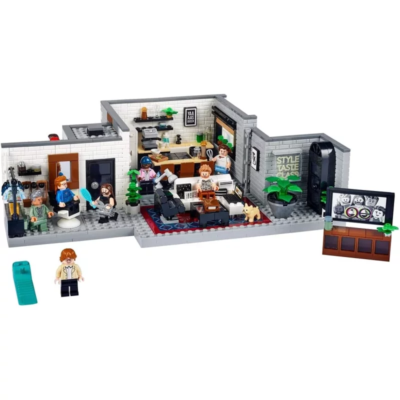 Image : LEGO 10291 Queer Eye Le loft des Fab 5