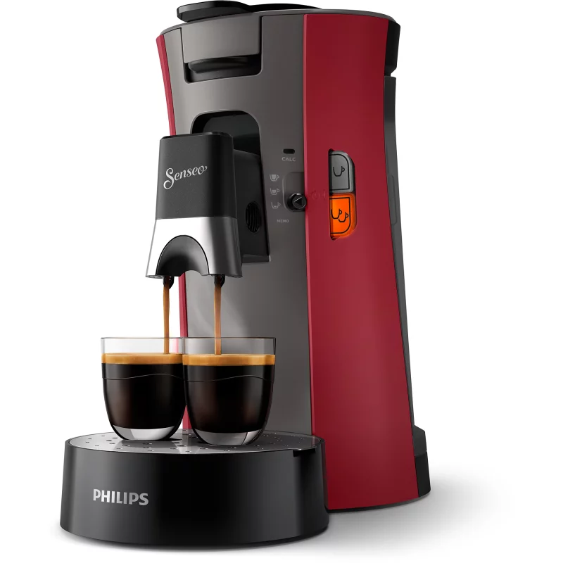 Image : Cafetiere Senseo Csa240/91 Rouge Intense