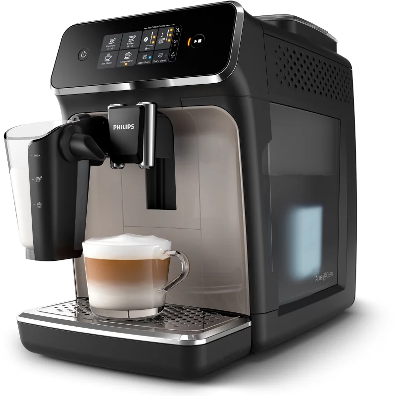 Image : Expresso Broyeur Philips EP2235/40 LatteGo marron zinc