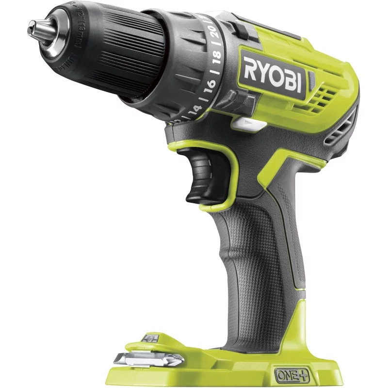 Image : Ryobi One + R18Dd3-0 Perceuse sans Fil 18 V Vert