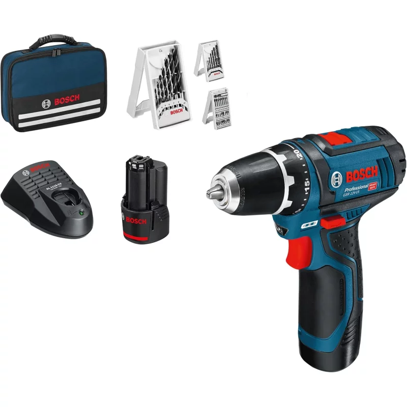 Image : Bosch Professional 12V System Perceuse-Visseuse sans Fil GSR 12V-15