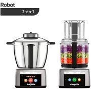 Image : Robot cuiseur Magimix Cook Expert Connect Chrome