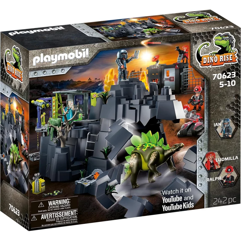 Image : Playmobil Dinos 70623 Dino Rock