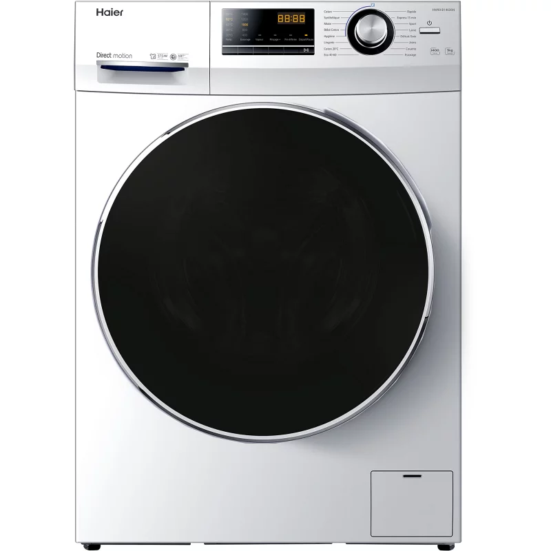 Image : Lave linge hublot Haier HW90-B14636N