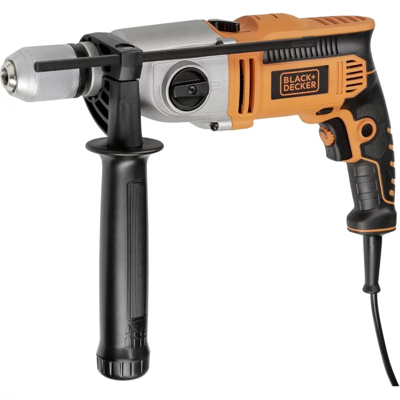 Image : Perceuse a percussion filaire BLACK+DECKER KR911K-QS