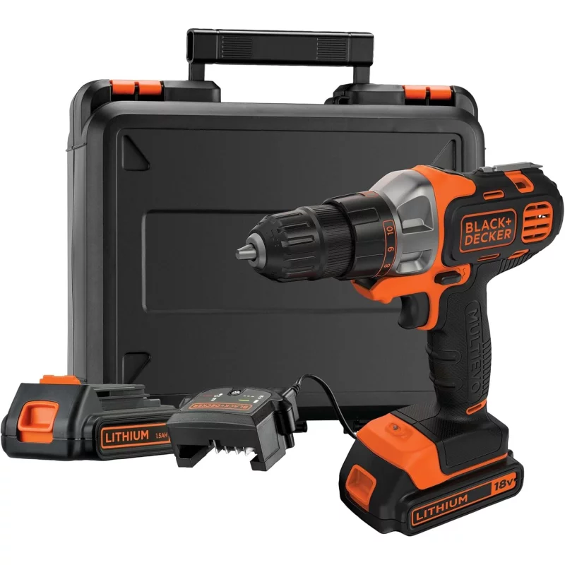 Image : BLACK+DECKER - Perceuse visseuse Multievo MT218KB-QW
