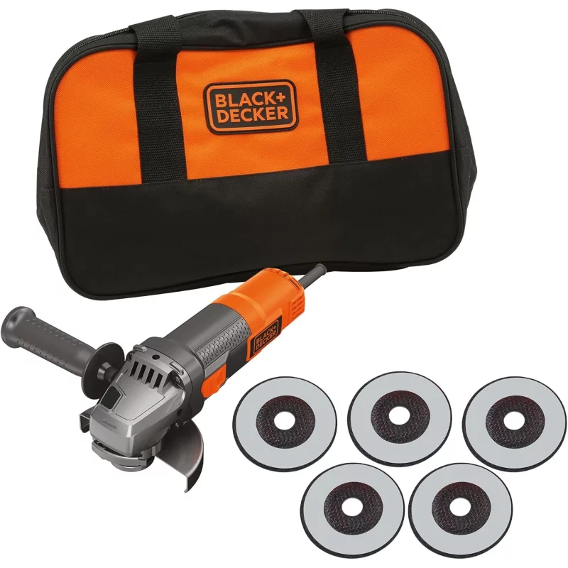 Image : Meuleuse d'angle Filaire BLACK+DECKER BEG220SA5-FR
