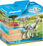 PLAYMOBIL - 70356 - Couple de zebres avec bebe