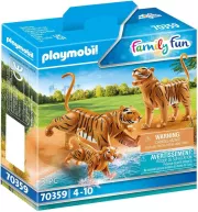 PLAYMOBIL - 70359 - Couple de tigres avec bebe