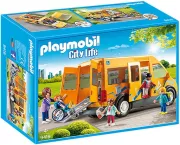 PLAYMOBIL 9419 - City Life L'ecole - Bus scolaire