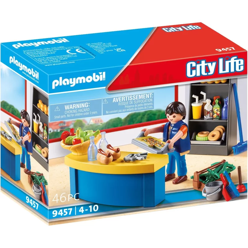 Image : PLAYMOBIL 9457 - City Life - Surveillant avec boutique