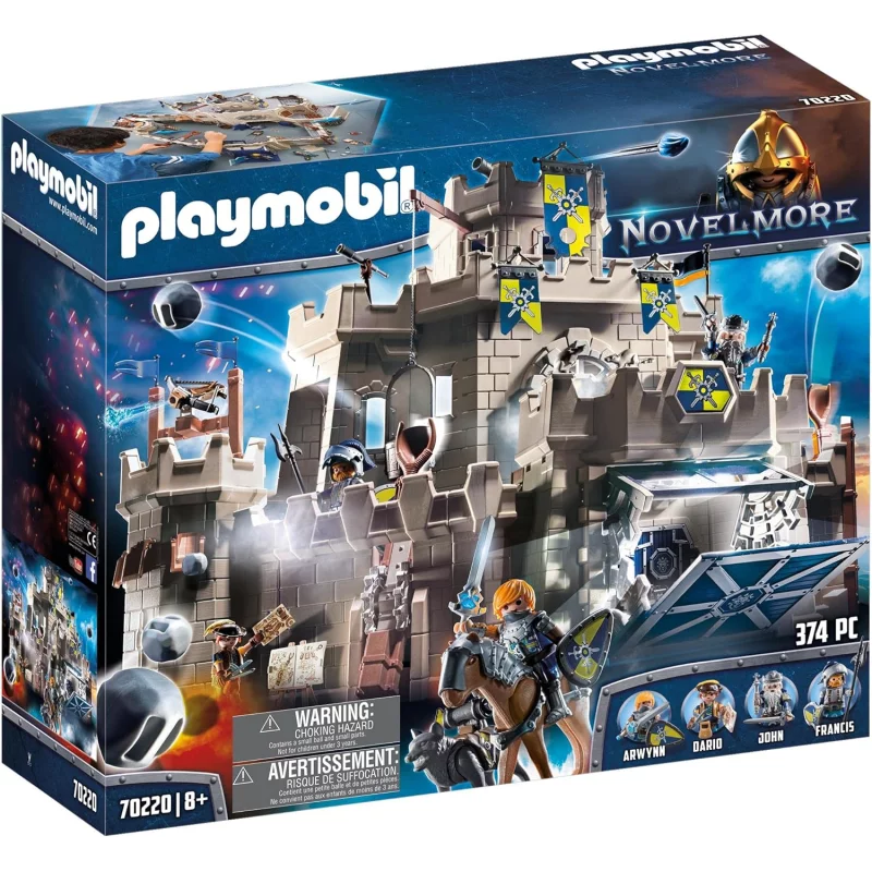 Image : Playmobil - Grand Chateau des Chevaliers Novelmore - 70220