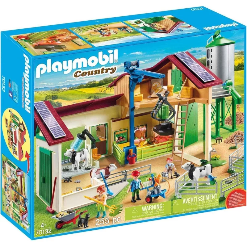 Image : Playmobil Country 70132 Grande ferme avec silo et animaux