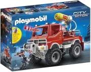 Playmobil - 4X4 de Pompier avec Lance-Eau - 9466