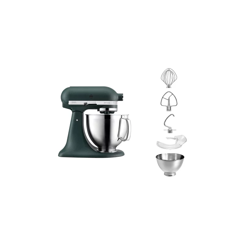 Image : Robot patissier Kitchenaid ARTISAN PREMIUM VERT ARDOISE 4 8L- 5KSM185PSEPP