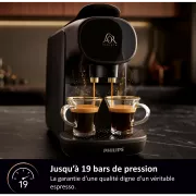 Image : Cafetiere a dosette Philips LM9012/60 L'OR BARISTA NOIR PIANO