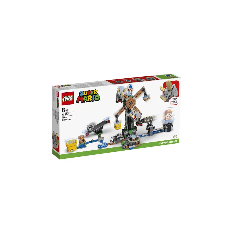 Image : LEGO 71390 Super Mario Ensemble d'extension La Destruction des Reznors
