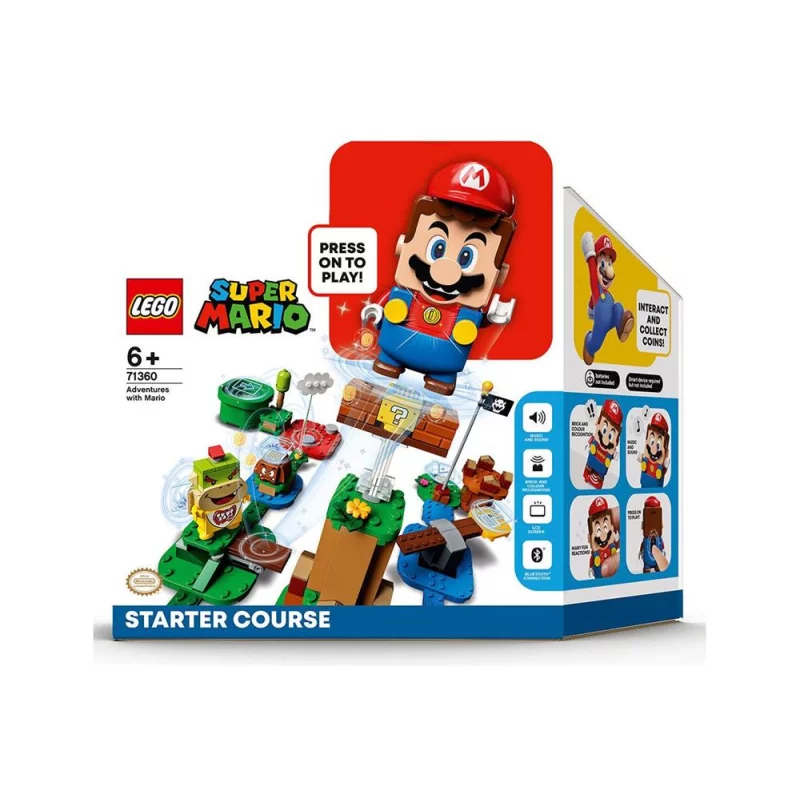Image : LEGO Super Mario 71360 Pack de demarrage Les Aventures de Mario