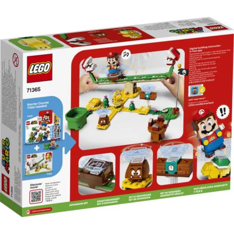 Image : LEGO Super Mario 71365 Ensemble d'Extension La balance de la Plante Piranha