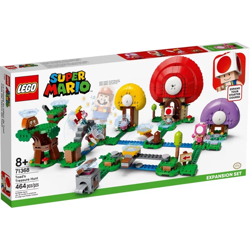 Image : LEGO Super Mario 71368 Ensemble d'extension La chasse au tresor de Toad