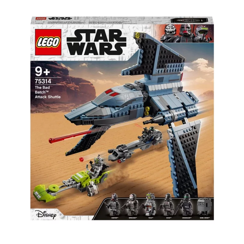 Image : LEGO 75314 Star Wars La Navette d’Attaque du Bad Batch