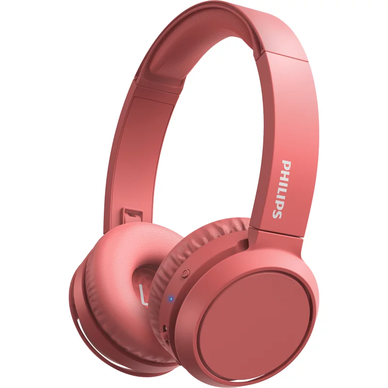 Image : Casque sans Fil Supra-aural Philips H4205RD/00 Rouge Mat