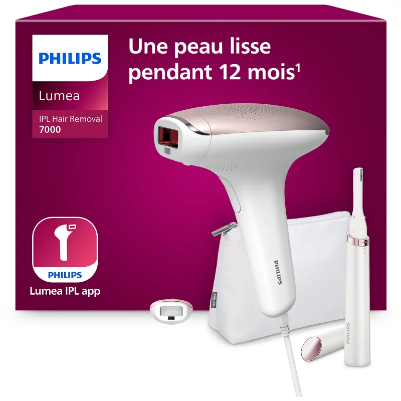 Image : Epilation semi-definitive Philips BRI920/00 LUMEA ADVANCED + tondeuse-stylo Satin Compact