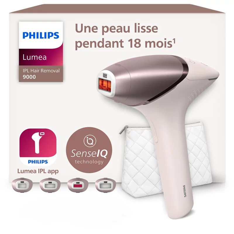 Image : Epilation semi-definitive Philips LUMEA IPL 9000 BRI958/00