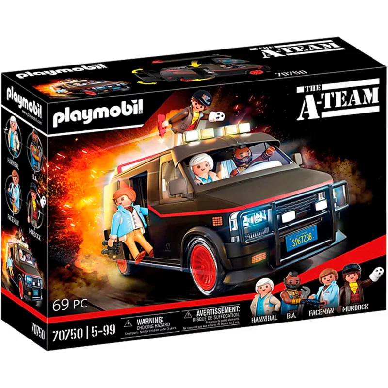 Image : Playmobil 70750 Le Fourgon de l'Agence Tous Risques