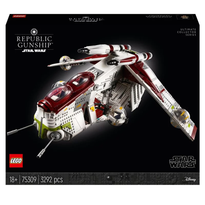 Image : LEGO Star Wars 75309 L’helicoptere de combat de la Republique
