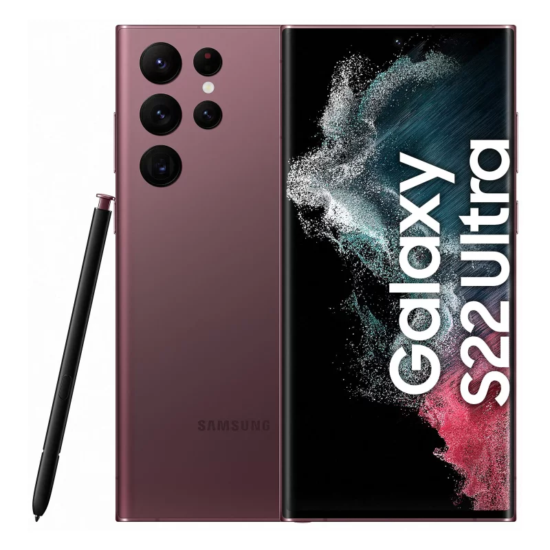 Image : Samsung Galaxy S22 Ultra 256 Go Bordeaux SM-S908BDRGEUH