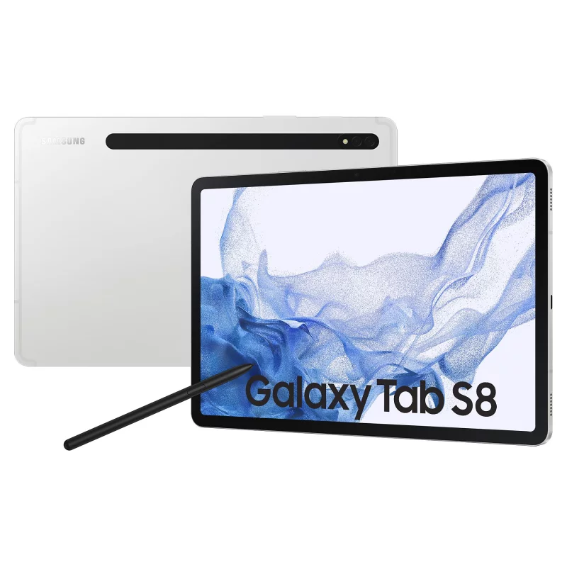 Image : Samsung Galaxy Tab S8 Wifi 128 Go Argent SM-X700NZSAEUH