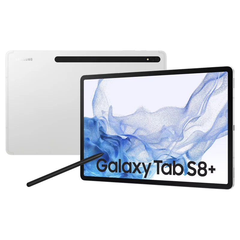 Image : Samsung Galaxy Tab S8+ 12.4' Wifi 128 Go Argent SM-X800NZSAEUH