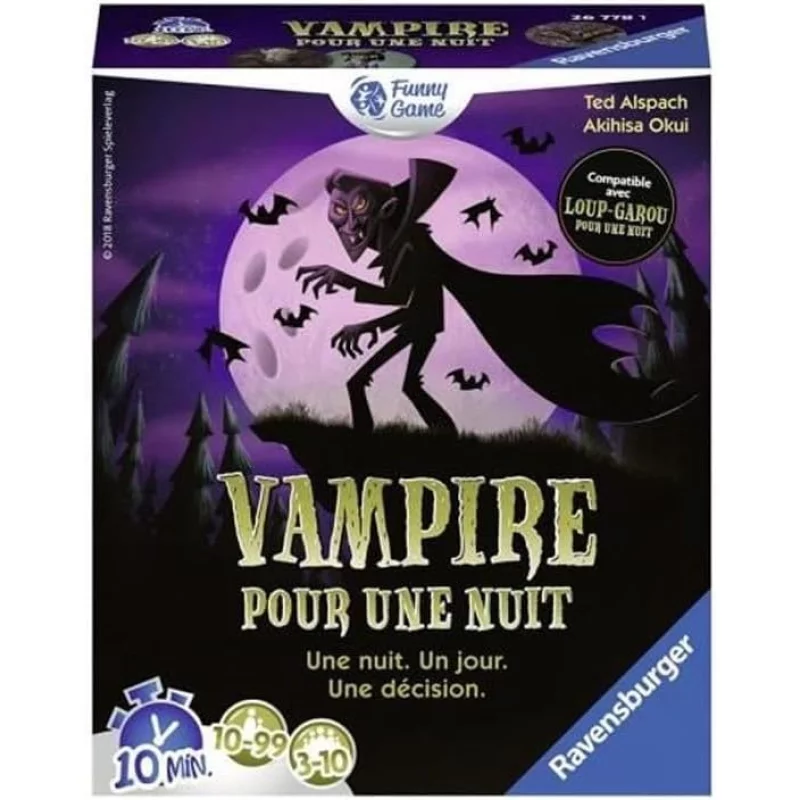 Image : Jeu de societe Ravensburger Vampire pour une nuit