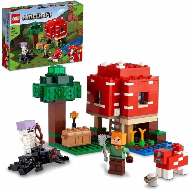 Image : LEGO  21179 Minecraft La Maison Champignon