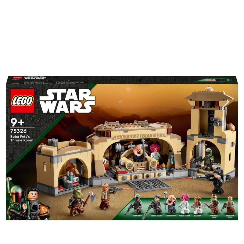 Image : LEGO Star Wars 75326 La Salle du Trone de Boba Fett