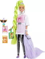 Barbie Extra - Natte Verte fluo MATTEL