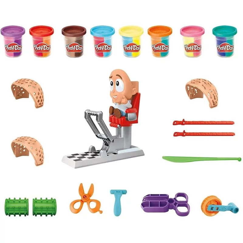 Image : Play-Doh - Le coiffeur (+ 8 pots de pate a modeler) HASBRO