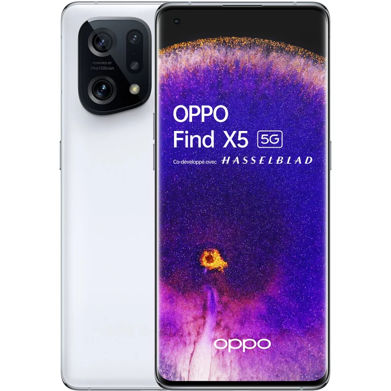 Image : Smartphone Oppo Find X5 Blanc